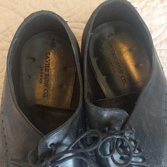 Black leather dress shoes - Picture 4 of 5